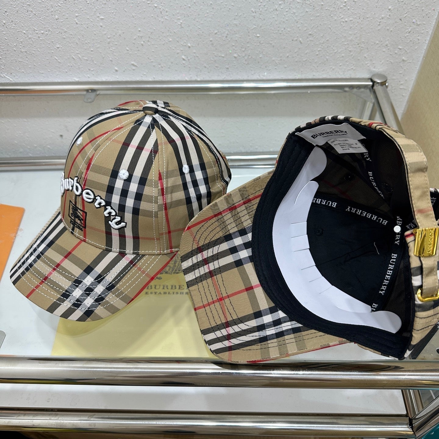 Burberry Check Baseball Cap